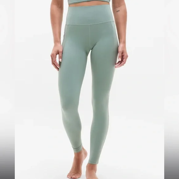Athleta Salutation Stash Tight Legging High Waist in Agave - Picture 3 of 4